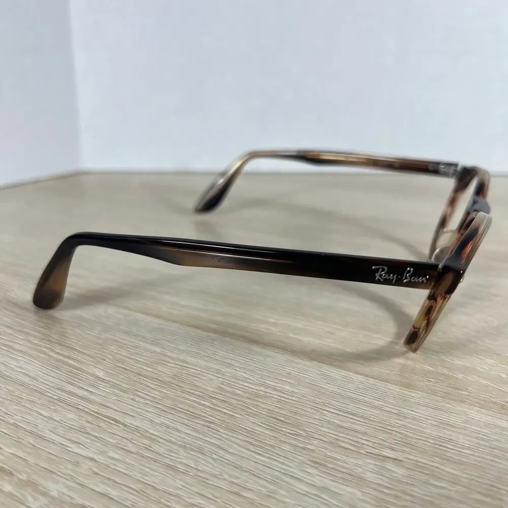 Ray-Ban RB5283 5139 Round Eyeglasses Havan Brown Striped 49-21-145 Excellent Con